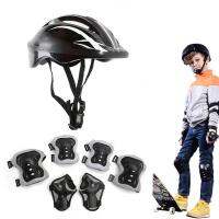 7PcsSet Kids Boy Girl Safety Helmet Knee Elbow Pad Sets Children Cycling Skate Bicycle Helmet Protection Safety Guard