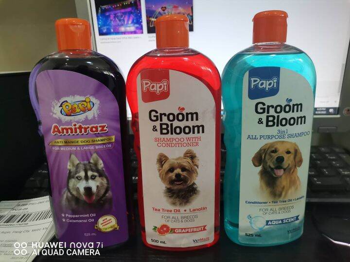 Papi Groom And Bloom Dog Shampoo 500ml525ml Lazada Ph