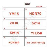 อุปกรณ์มอเตอร์ไซค์ของแท้ LiShi 2 In 1เครื่องมือเครื่องมือช่างทำกุญแจ YM15 HON70 ZD30 BW9MH SZ14 YH35R HON58R สำหรับมอเตอร์