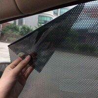 2PCS Car Sun Shades ฟิล์ม Sun หน้าต่างการป้องกัน UV ป้องกันด้านข้างบังแดดหน้าต่างสติกเกอร์44x38cm