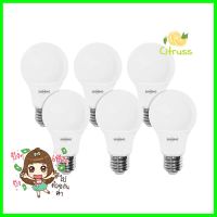 หลอด LED SHINING 11 วัตต์ DAYLIGHT E27 แพ็ก 6 ชิ้นLED BULB SHINING 11W DAYLIGHT E27 6PCS **พลาดไม่ได้แล้วจ้ะแม่**