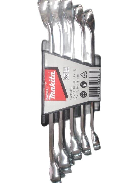 makita-combiatiot-wrench-set-5pcs-ชุดประแจแหวนผ่า-จับเป๊บเบรค-5-อัน-ชุด-flare-nut-wrench-5pcs-set-ยี่ห้อ-makita-รุ่น-b-66545-จากตัวแทนจำหน่ายอย่างเป็นทางการ