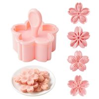 OKDEALS 5ชิ้น/ชุดอาหารอบ Fondant กลีบลูกสูบ DIY แม่พิมพ์ลายดอก Cherry Blossom แม่พิมพ์คุกกี้ซากุระแม่พิมพ์บิสกิตแม่พิมพ์คุ้กกี้ขนมอบ3มิติ