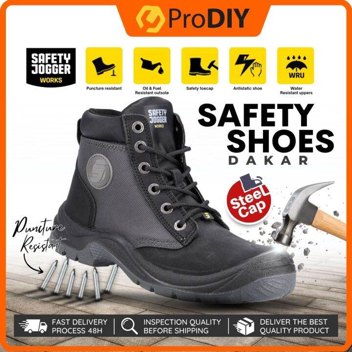 SAFETY JOGGER DAKAR Safety Boots men Medium Cut Steel Toe Working