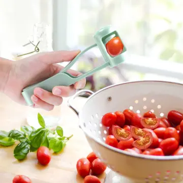  3 Pcs Cup Slicer, 2023 New Fruit Slicer Egg Slicer Stainless  Steel Strawberry Slicer, Strawberry Cutter Banana Slicer Kitchen Gadget  (Green) : Home & Kitchen