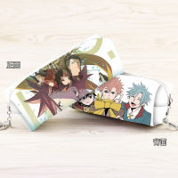 Anime Demon Slayer: Kimetsu no Yaiba Synthetic Leather Pen Pouch Kamado Tanjirou Cartoon Character Cosmetic Bag Pencil Case