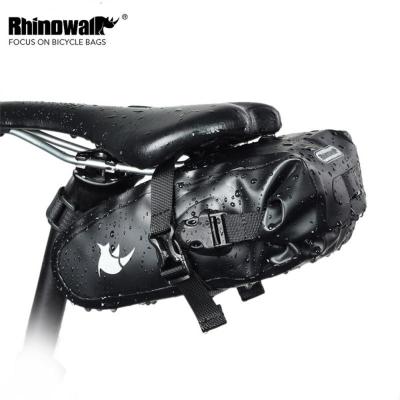 Rhinowalk จักรยานกระเป๋า1.52.5L กันน้ำความจุขนาดใหญ่จักรยานอานกระเป๋าพับหางด้านหลังกระเป๋า MTB ถนนลำต้น Bikepacking 2022