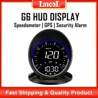 G6 Car Head Up Display HUD Display GPS System Speedometer Car Projector With Compass Security Alarm Car Electronic Accessories