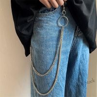 【hot sale】 ✥►☋ B55 Double layer waist chain fashion hip hop versatile trend retro pendant accessories mens and womens fashion