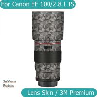 สติกเกอร์กล้องสำหรับ Canon EF 100มม. F2.8 L คือ USM สติกเกอร์เลนส์กล้องถ่ายรูปกันรอยขีดข่วนมาโค้ทสติกเกอร์ป้องกันร่างกายฟิล์มป้องกันที่คลุมผิว