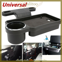 [Valitoo] Ditur 1xCar ที่นั่งด้านหลังท้ายรถอาหารเครื่องดื่มถาดใส่แก้วที่ยึดขาตั้งโต๊ะพลาสติกยึด