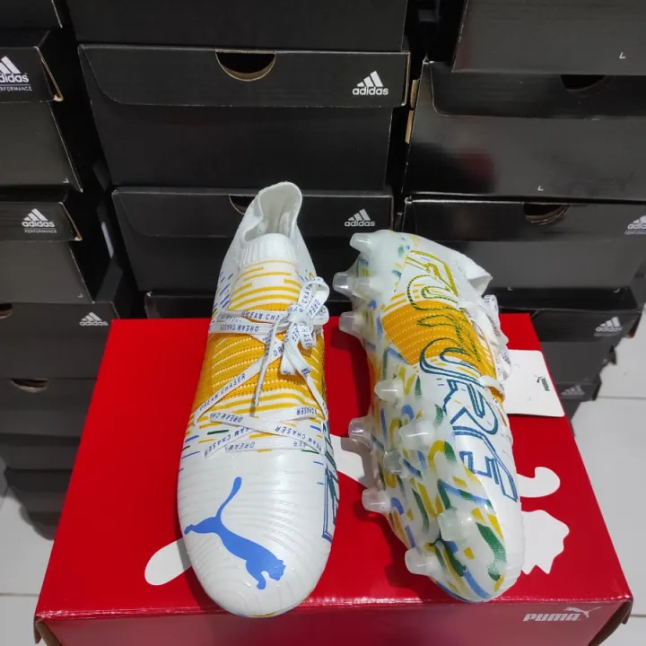 Sepatu Bola Puma Future Z 1 1 Neymar White Yellow Blue Barang Sampai Baru Bayar Lazada Indonesia