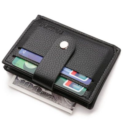 【CW】▤✵  2020 Business Men Credit Card   Hasp Multifunction Coin Purse Leather Wallet ID Holders