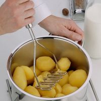 1PC Stainless Steel Ricers Potatoes Mud Pressure Mud Machine Potato Masher Ricer Fruit Vegetable Tools Kitchen Gadgets