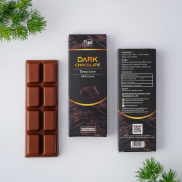 VỊ ĐẮNG-20G Dark Chocolate 90% cacao ít đường FIGO, đồ ăn vặt giảm cân, ăn