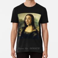 Nicolas Cage Tshirt | Mona Lisa Shirt | Tees Tops | T-shirts - Shirt Tshirt Men Cotton Tees XS-6XL