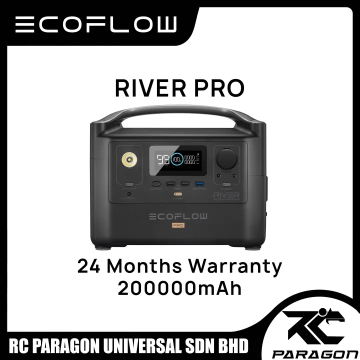 EcoFlow River Pro Portable Power Station 600W (Peak 1200W) 720Wh Fast