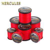 Braided Wire Fishing Line 4 Strands 500M 1000M  Red Color Never Come Off  PE100LBS 0.06mm 0.08mm 0.1mm 0.55mm Saltwater Hercules Fishing Lines