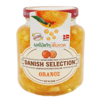 Danish Selection Orange Fruit Spread เดนิช ซิเล็คชั่น แยมผลไม้รสส้ม 380 กรัม