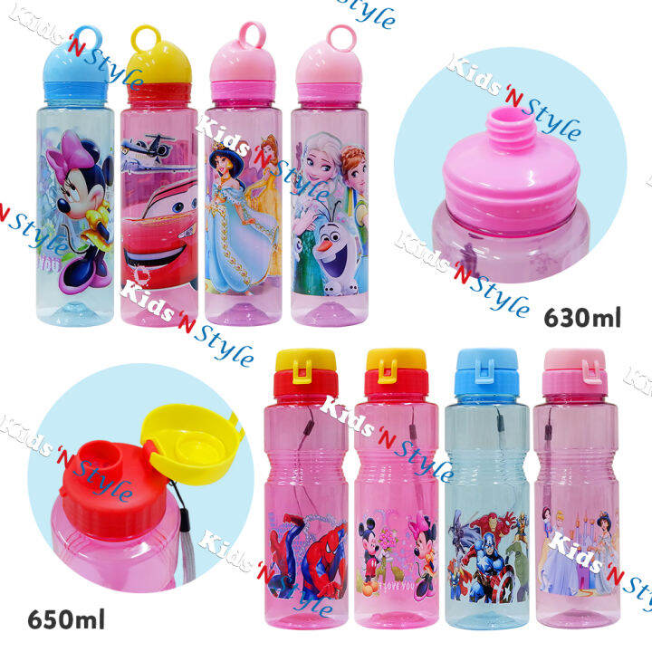 Cartoon Character Tumbler Spill-Proof Water Feeding Bottle Flip-Top ...