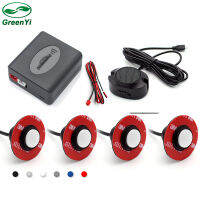 13mm Flat Sensors Adjustable Depth 16mm Car Parking Sensor Assistance Backup Radar Buzzer System For Rear Front Bumper