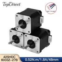 TopDirect 0.52N.m 1.8A Stepper Motor 48mm 2 Phase Motor Optional 1pcs or 3pcs for CNC Engraving Milling Machine 3D Printer