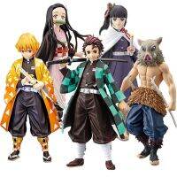 Anime 16CM Demon Slayer Kimetsu no Yaiba figure Kamado Tanjirou Action Figure Agatsuma Zenitsu Nezuko Warrior PVC Model Toys