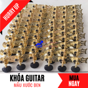 BỘ KHÓA ĐÀN GUITAR CLASSIC ĐEN VIỀN VÀNG