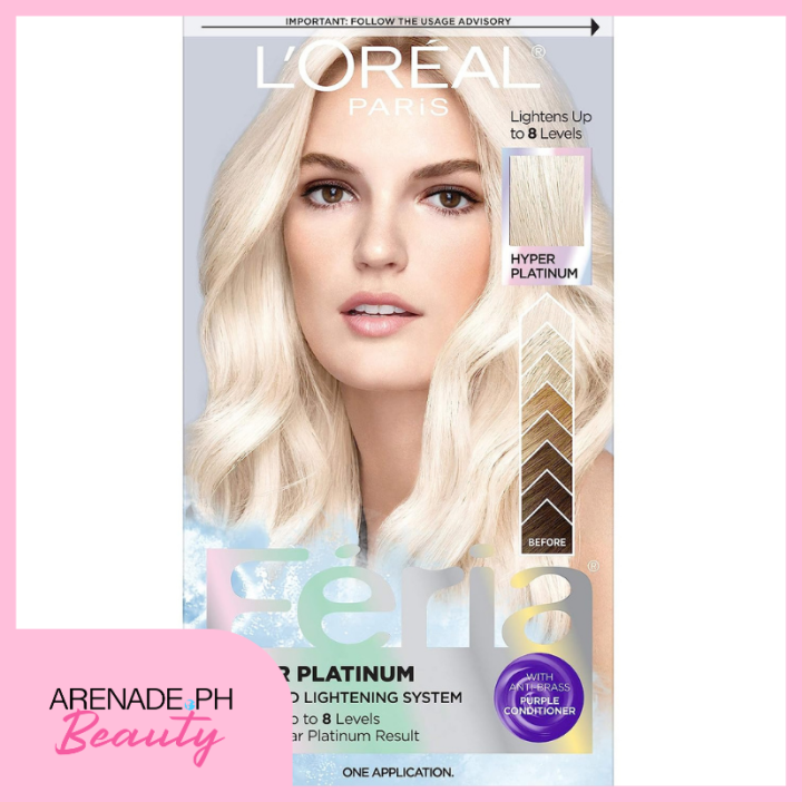 Loreal Paris Feria Advanced Lightening System Hair Bleach Hyper ...