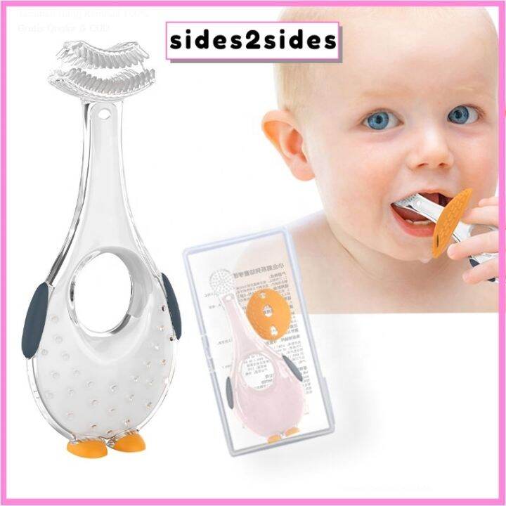 Sides2sides Baby Toothbrush 6m2y 1.5y5y Soft Silicon Toothbrush for 1