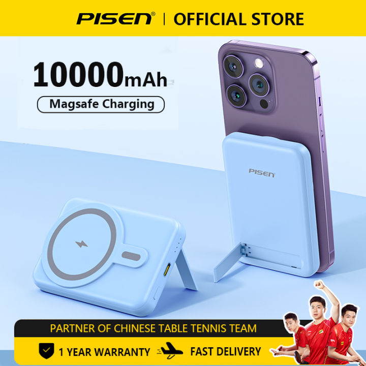 Pisen Magnetic Power Bank 10000mAh Wireless Charging Powerbank For iPhone  14 Pro Mini Portable External Battery Charger 