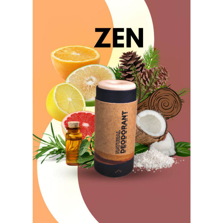 Zen Natural Deodorant Stick for smelly armpit 100 Natural Ketiak Bau