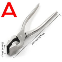 Leather Edge Adjustment Press Flatten Plier Stainless Steel Fixed Clamp For Handbag Leather Bag Making Pliers DIY Hand Tools