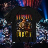 เสื้อยืด พิมพ์ลาย kurt cobain unplugged photos MS10