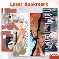 Jujutsu Kaisen Laser Postcard Bookmark Ticket Anime Itadori Yuji Gojo Satoru Collection Gifts For Kid