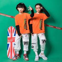 [COD] Childrens street dance childrens boys hip-hop hiphop costumes girls loose clothes tide autumn