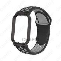 2in1 สายคล้อง พร้อมเคส สร้อยข้อมือ แบบเปลี่ยน สําหรับ Redmi Smart band 2 / Xiaomi mi band 7 pro 【QYUE】