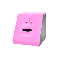 Children Electric Sensor Coin Box Cute Face Bank Money Safe Box Piggy Banks Eats For Money Saving Creative Safe Piggy Bank Gift