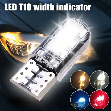 10 x T10 501 COB LED Car Side Light Bulbs W5W Sidelight Reading Light Lamp