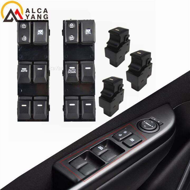 Electric Power Master Window Switch Button Set For Kia Sportage 2011