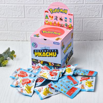 ZZOOI Hot Sale Anime Pokemon Blind Bag Eraser Kawaii Pikachu Action Figure Model Doll Student Stationery Toy For Childrens Gifts