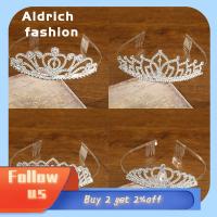 ALDRICH FASHION ปาร์ตี้งานพรอม แถบคาดศีรษะ รอยอล เทียร่างานแต่งงานคริสตัล เครื่องประดับผมเจ้าสาว พลอยเทียมเทียม มงกุฎเจ้าหญิงราชินี