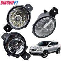 Kiri + Kanan Untuk Nissan Qashqai Qashqai + 2 J10 H11 LED Kabut Lampu 12V 2007 2008 2009 2010 2011 2012 2013