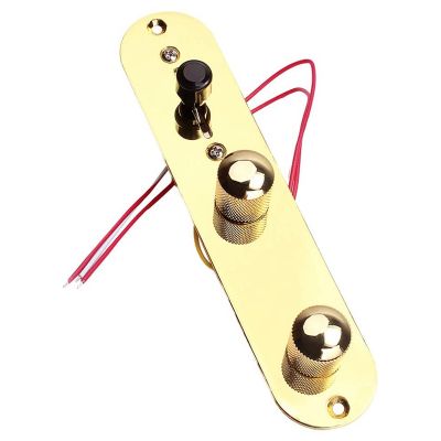Saddle Bridge Plate 3 Way Switch Control Plate for Electric Guitar Parts Guitar Accessory Gold