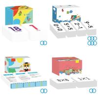 Math Learning Cards Elementary School Mathematics Toys Kid’s Addition Subtraction Multiplication and Division Flash Card active