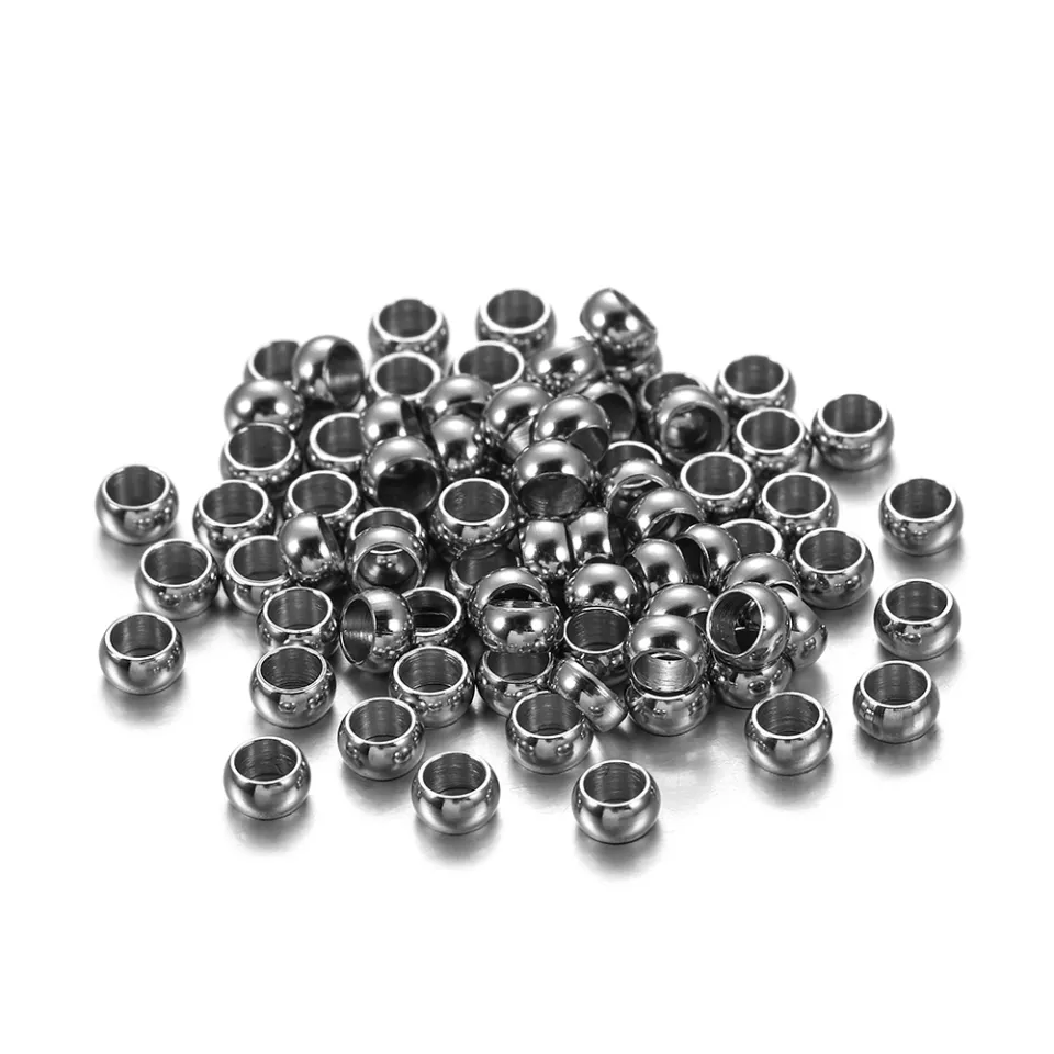 120-150Pcs/lot 1.5-4.0mm Stopper Spacer Crimp Tube Beads Crimp End Beads  Connectors For