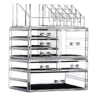 【YD】 Makeup Organizer Storage Drawers and Jewelry Display Stackable Vanity