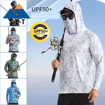 6 In 1 Professional Fishing Clothing Ultra Thin Hooded Rash Guard