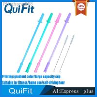 QuiFit water bottle straws do not contain BPA style and color straws and cleaning straws straw brushes