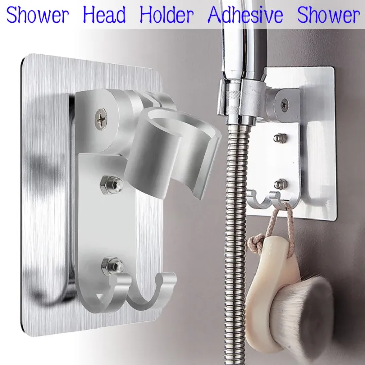 Adjustable Shower Head Holder Adhesive Shower Mounting Brackets